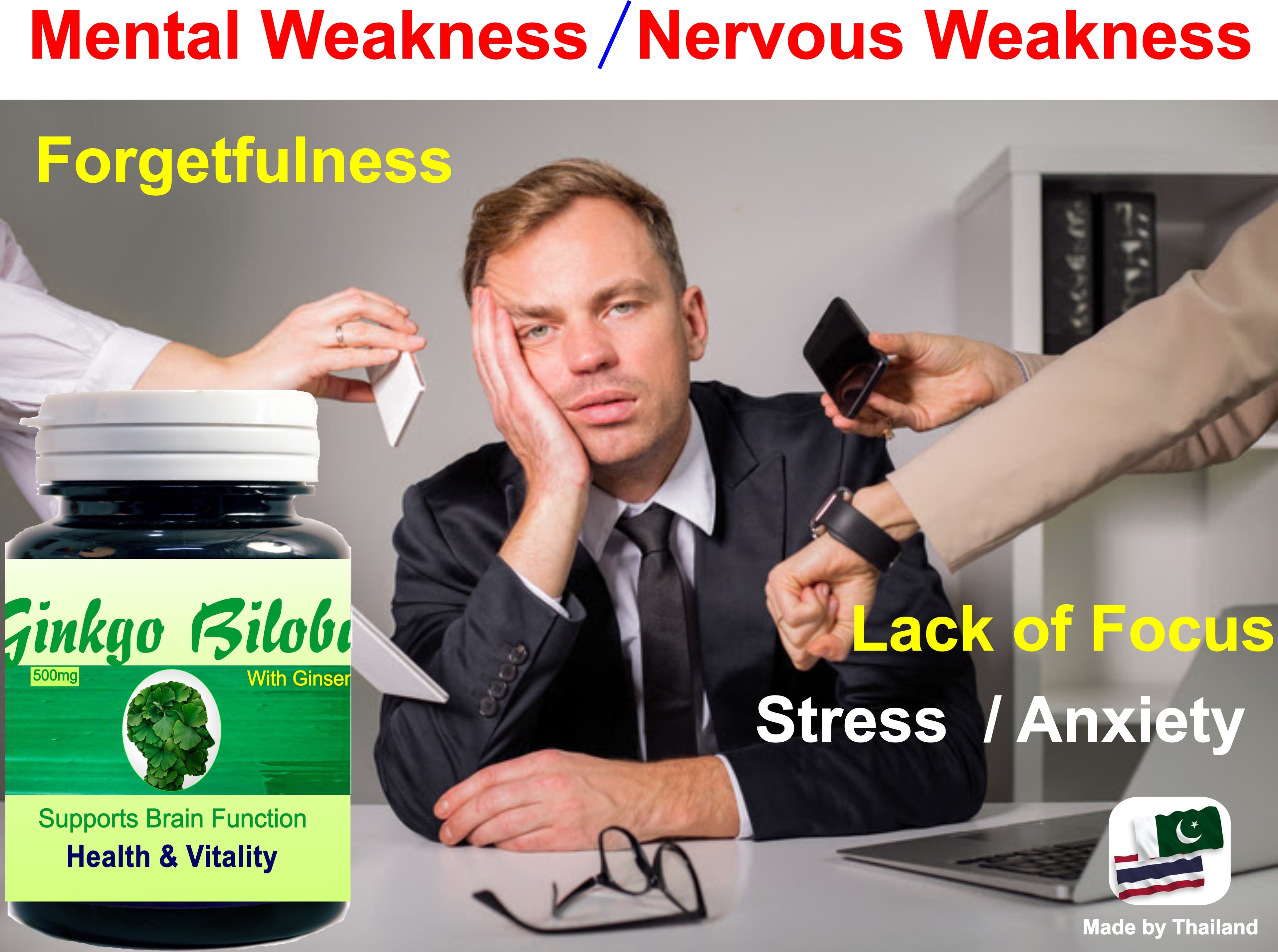 Ginkgo Biloba (Anxiety & mentaly health )